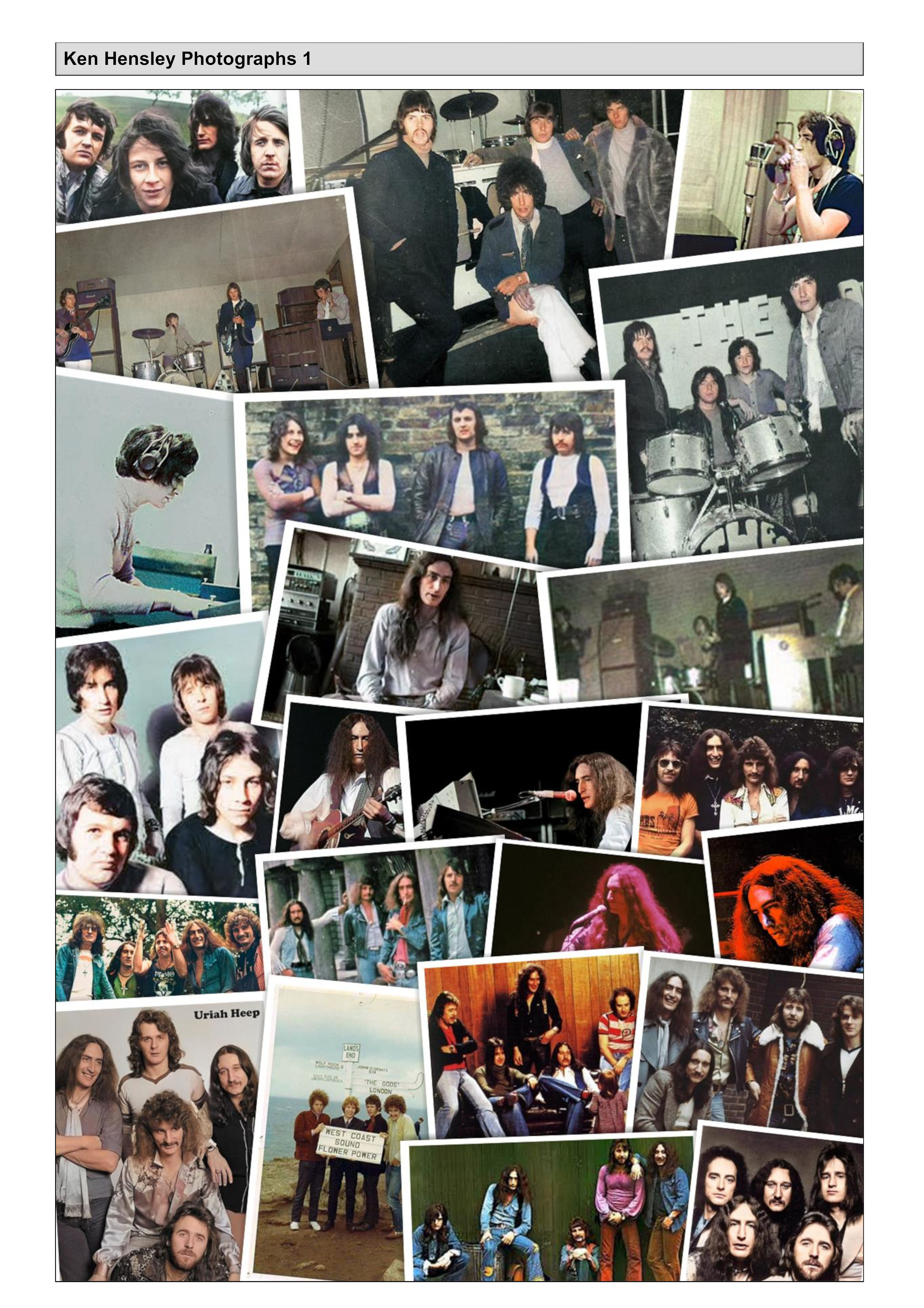 Ken Hensley family tree & discography